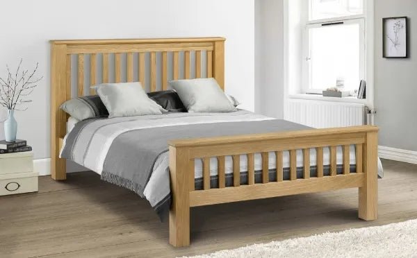 The Amsterdam Oak Double Bed - Millie & Jones