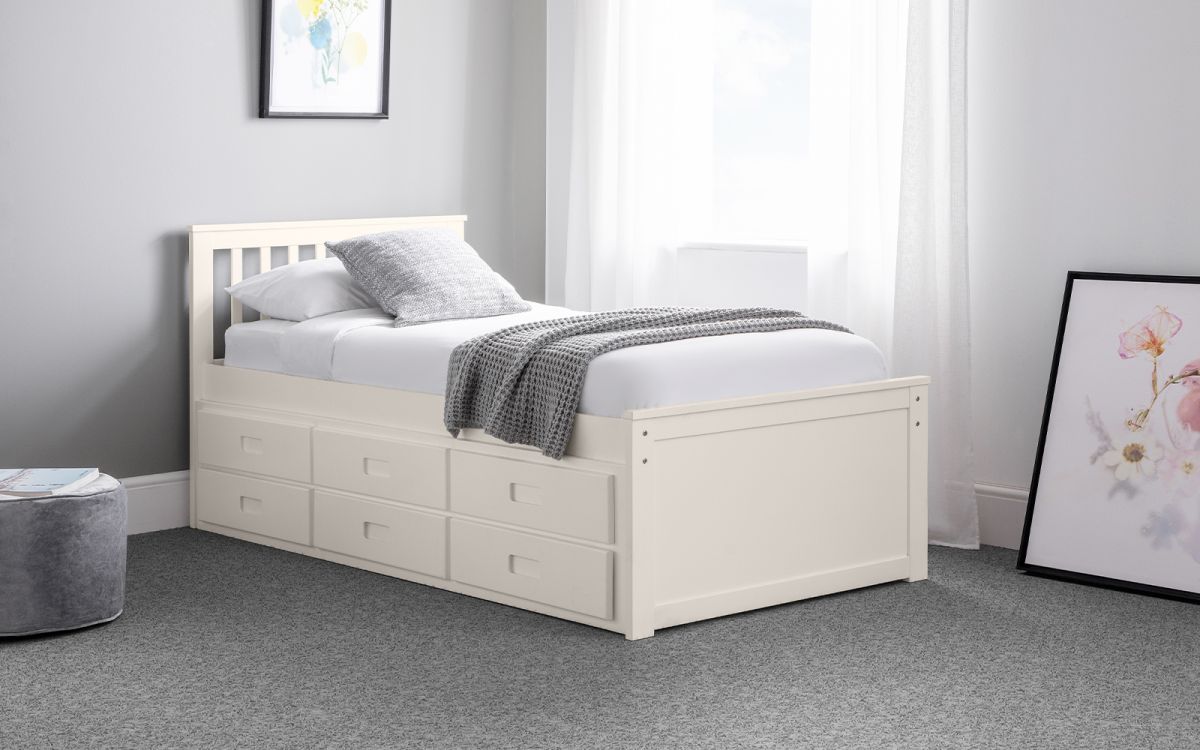 The Maisie Bed With Underbed And Drawers - Millie & Jones