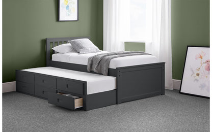 The Maisie Bed With Underbed And Drawers - Millie & Jones