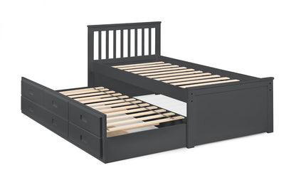 The Maisie Bed With Underbed And Drawers - Millie & Jones