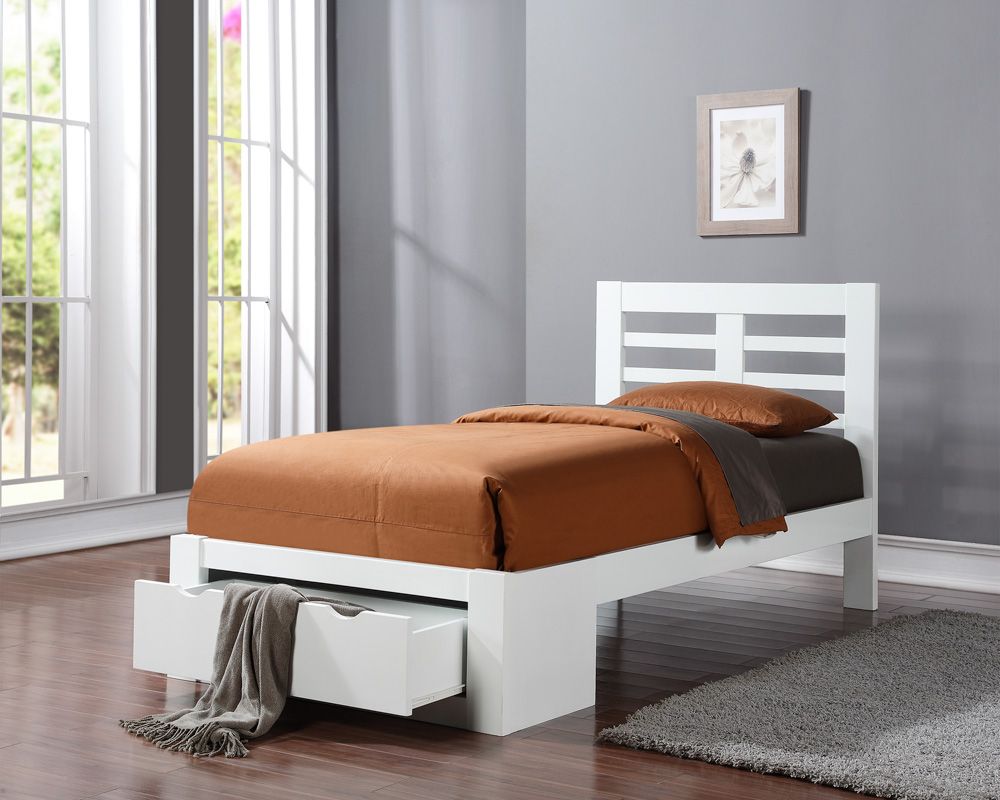 The New Bretton single bed - Oak or White - Millie & Jones