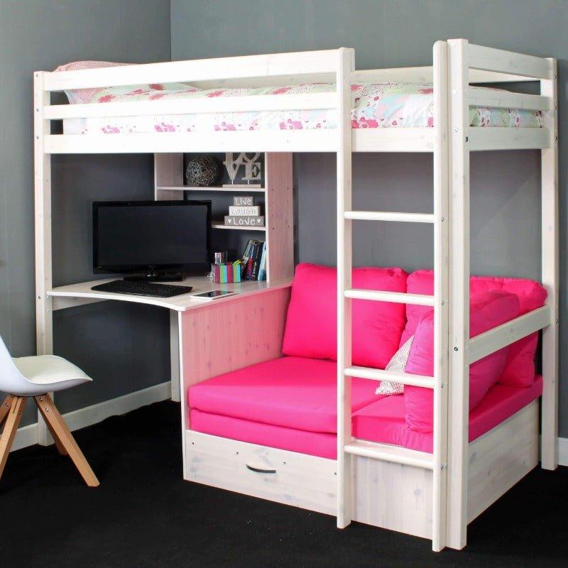 Cabin bed with sofa bed and desk best sale