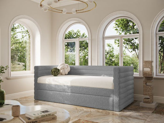 Yuma Grey Guest Bed with Trundle